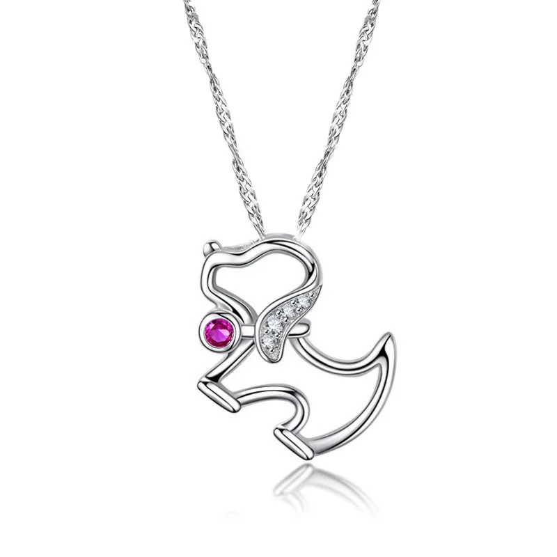 PDN 925 pure silver necklace, this year's lucky fortune puppy necklace is simple pendant
PDN 925 pure silver necklace, this year's lucky fortune puppy necklace is simple pendant