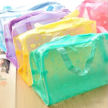 50PCS Colourful PVC Transpant Waterproof Cosmetic Bag Wash Bath Bags Poch Makeup Storage Organizer Pocket Promotion Gift
50PCS Colourful PVC Transpant Waterproof Cosmetic Bag Wash Bath Bags Poch Makeup Storage Organizer Pocket Promotion Gift