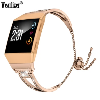 For Fitbit Ionic Bands Solid Stainless Steel Metal Chain Watch Strap Diamond Rhinestones Business Replacement Wristband
For Fitbit Ionic Bands Solid Stainless Steel Metal Chain Watch Strap Diamond Rhinestones Business Replacement Wristband