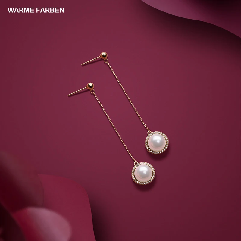 Warme Farben Women 925 Sterling Silver Pearl Drop Earrings Bohemia Crystal from SWAROVSKI Earring Party Jewelry Free Shipping
Warme Farben Women 925 Sterling Silver Pearl Drop Earrings Bohemia Crystal from SWAROVSKI Earring Party Jewelry Free Shipping