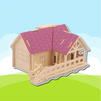 Wooden 3D Three-dimensional DIY Puzzle House Model Children's Educational Toys Handmade DIY Small Villa Architectural Model
Wooden 3D Three-dimensional DIY Puzzle House Model Children's Educational Toys Handmade DIY Small Villa Architectural Model