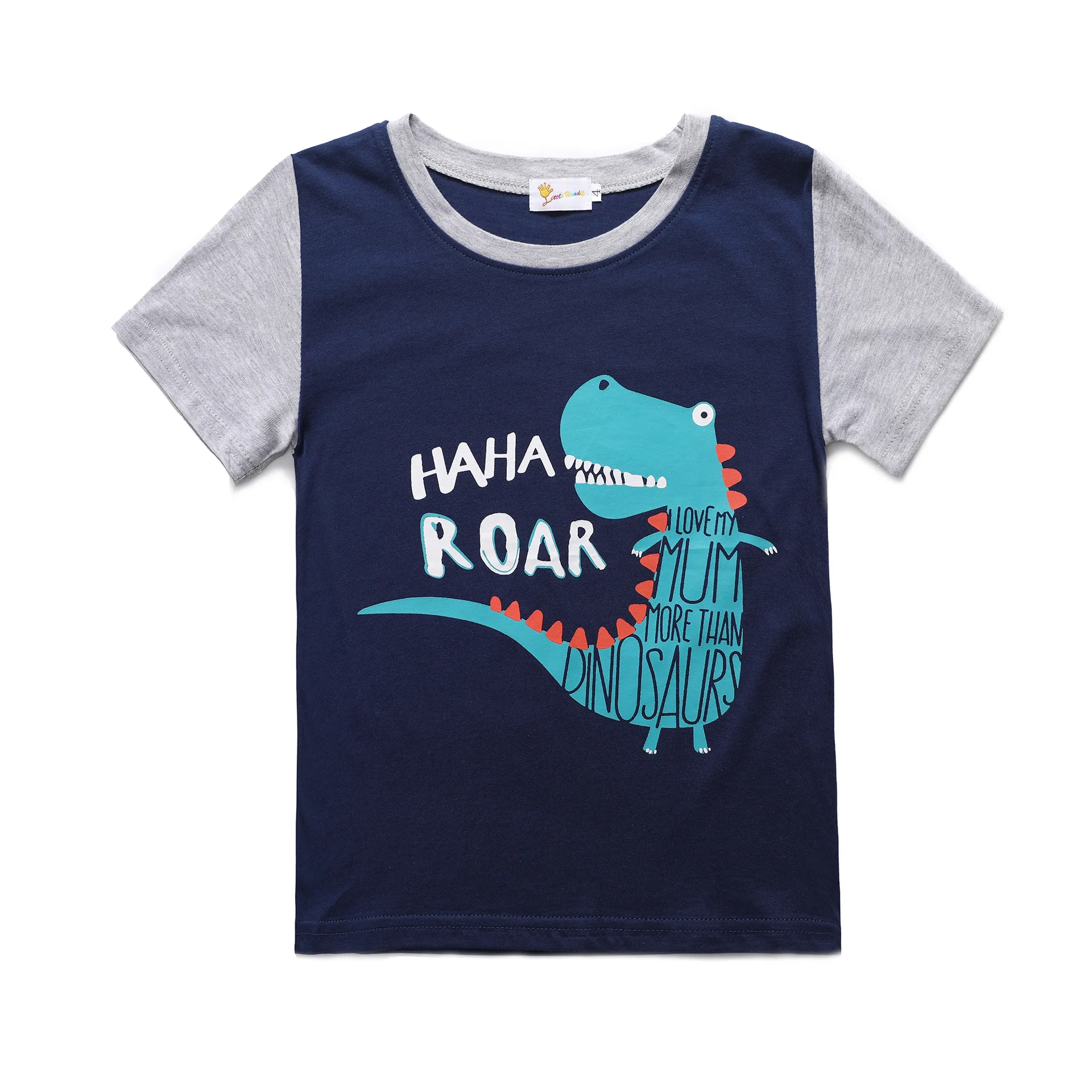 2019 new children's T-shirt cotton dinosaur print short-sleeved clothes boy girl baby summer cartoon animal T shirt Kids tops
2019 new children's T-shirt cotton dinosaur print short-sleeved clothes boy girl baby summer cartoon animal T shirt Kids tops