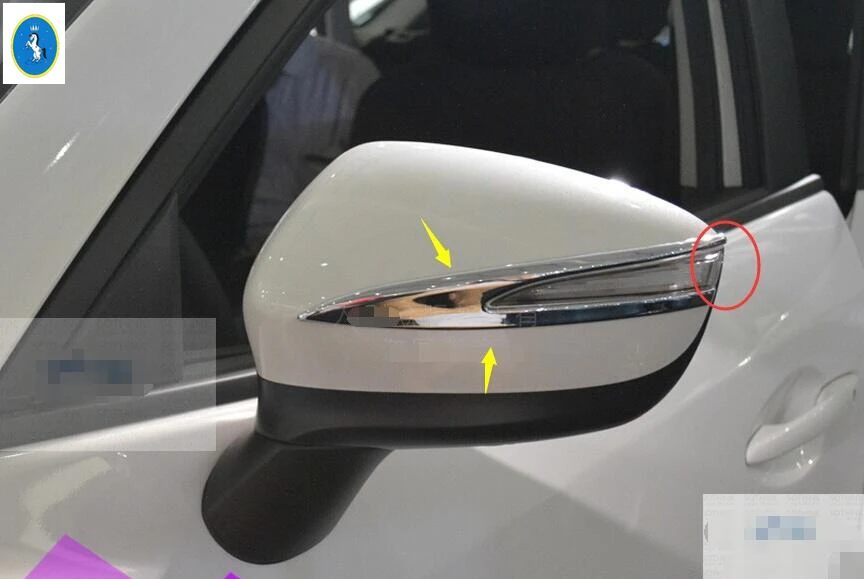 Yimaautotrims Chrome Side Rearview Mirrors Strip Cover Trim 2 Pcs For Mazda CX5 CX-5 2015 2016 ABS / With Turn Light hole Model
Yimaautotrims Chrome Side Rearview Mirrors Strip Cover Trim 2 Pcs For Mazda CX5 CX-5 2015 2016 ABS / With Turn Light hole Model