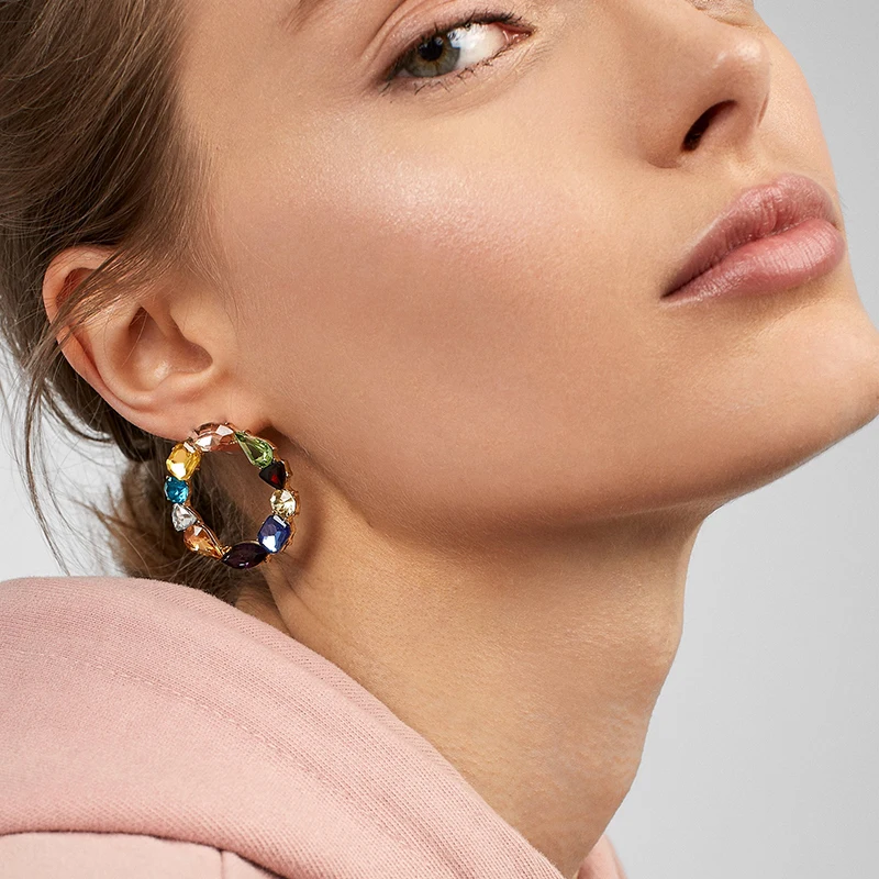 Dvacaman Crystal Dangle Drop Earrings Geometric Round Pendant Earrings Fashion Women Wedding Statement Jewelry Ear Accessories
Dvacaman Crystal Dangle Drop Earrings Geometric Round Pendant Earrings Fashion Women Wedding Statement Jewelry Ear Accessories
