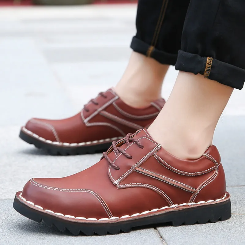 Men Casual Shoes Genuine Leather Men Shoes Lace-up Breathable Soft Autumn Casual Flats Formal Shoes
Men Casual Shoes Genuine Leather Men Shoes Lace-up Breathable Soft Autumn Casual Flats Formal Shoes