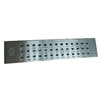Free Shipping Jewelry Making Tools Round Shape Tungsten Carbide Drawplate Hole Size 0.26-2.80mm 39 Holes 1pc/lot
Free Shipping Jewelry Making Tools Round Shape Tungsten Carbide Drawplate Hole Size 0.26-2.80mm 39 Holes 1pc/lot