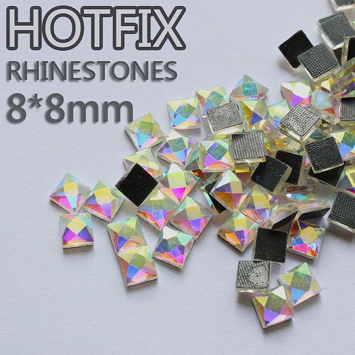 Promotion Strass glass beads 130pcs 8X8mm square crystalAB DMC hotfix glue on flatback rhinestones use for garment YrhZfCrab
Promotion Strass glass beads 130pcs 8X8mm square crystalAB DMC hotfix glue on flatback rhinestones use for garment YrhZfCrab