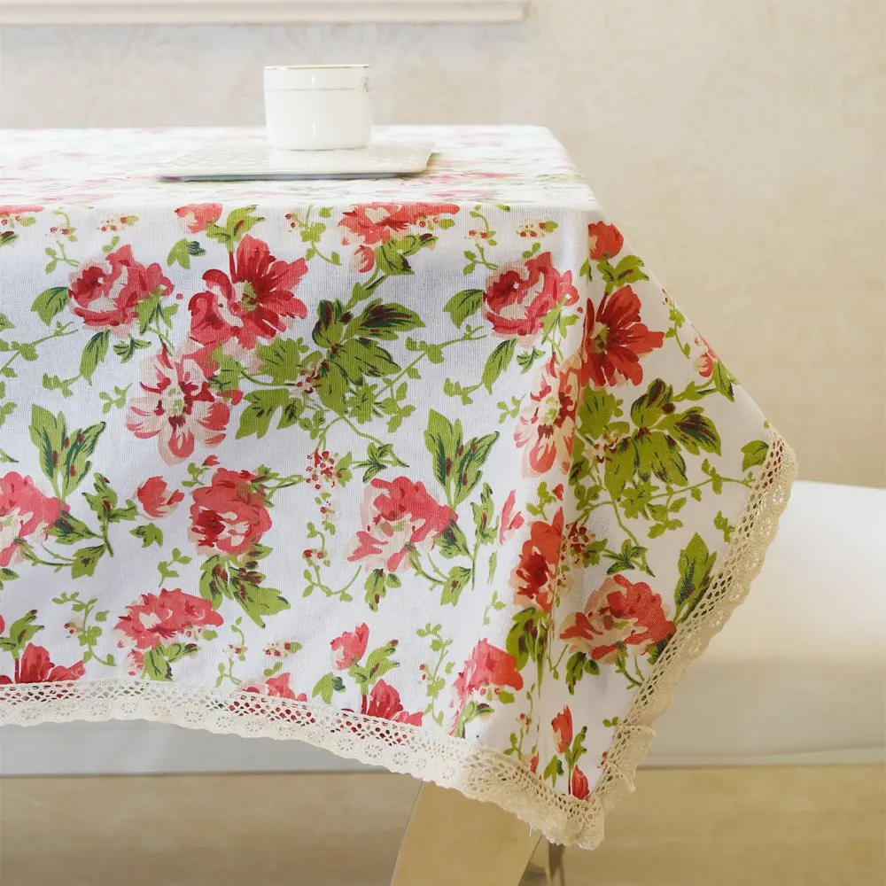 Latest High Grade Eco-friendly Linen Cotton Romantic Flowers Breakfast Desk Table Cover Tablecloth for Wedding
Latest High Grade Eco-friendly Linen Cotton Romantic Flowers Breakfast Desk Table Cover Tablecloth for Wedding