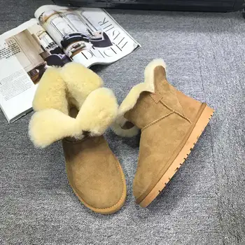 XDXUGG Hot Sale Shoes Women Boots Solid Slip-On Soft Cute Women Snow Boots Round Toe Flat with Winter Fur Mid-Calf Boots
XDXUGG Hot Sale Shoes Women Boots Solid Slip-On Soft Cute Women Snow Boots Round Toe Flat with Winter Fur Mid-Calf Boots