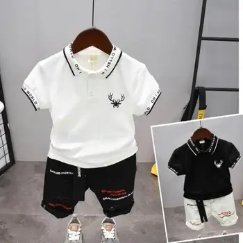 Boys clothing set children's letter T-shirt shorts 2 / set of children's casual sports suit baby cotton 2-6 years old
Boys clothing set children's letter T-shirt shorts 2 / set of children's casual sports suit baby cotton 2-6 years old