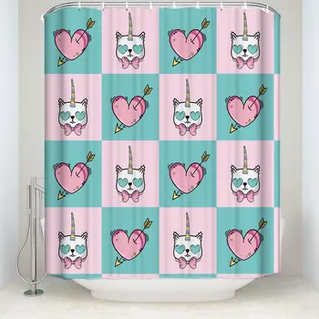 Mildew Resistant Shower Curtain Fabric Birthday Cat Design 100% Polyester Curtain for Bathroom Waterproof & Anti-bacterial
Mildew Resistant Shower Curtain Fabric Birthday Cat Design 100% Polyester Curtain for Bathroom Waterproof & Anti-bacterial