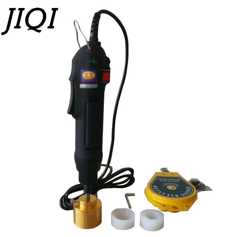 JIQI Handheld Electric Capping Screwing Machine Automatic Plastic Bottle Cap Sealing Tightener 1-30MM Lid Packaging Capper EU US
JIQI Handheld Electric Capping Screwing Machine Automatic Plastic Bottle Cap Sealing Tightener 1-30MM Lid Packaging Capper EU US