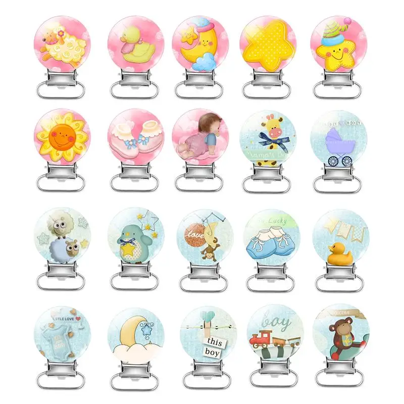5pcs/Pack Baby Style Pattern Baby Pacifier Clips Glass Surface Infant Clips Holder Baby Soother Nipple Holders For Baby Clothes
5pcs/Pack Baby Style Pattern Baby Pacifier Clips Glass Surface Infant Clips Holder Baby Soother Nipple Holders For Baby Clothes