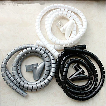 2 Meters 40mm Wire Spiral Wrap Sleeving Band Tube Cable Protector Line Management Cover
2 Meters 40mm Wire Spiral Wrap Sleeving Band Tube Cable Protector Line Management Cover