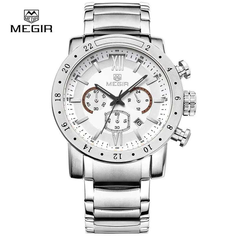 Megir Men's Quartz Watch Luminous Waterproof
