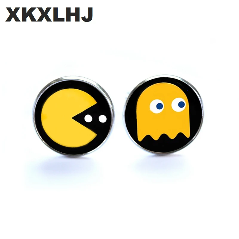 XKXLHJ 2018 New Fashion Pacman Cufflinks Pacman Cuff link Shirt Cufflinks For Mens Game Round Cuff Links
XKXLHJ 2018 New Fashion Pacman Cufflinks Pacman Cuff link Shirt Cufflinks For Mens Game Round Cuff Links