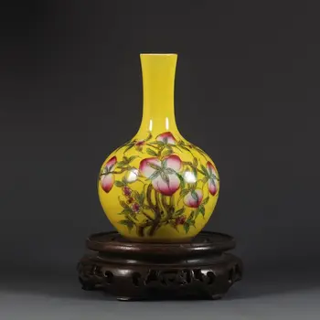 Jingdezhen Antique Vase Porcelain Qing Qianlong Collection Of Old Longevity Peach Vase Decoration Goods
Jingdezhen Antique Vase Porcelain Qing Qianlong Collection Of Old Longevity Peach Vase Decoration Goods