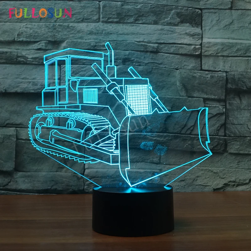 Bulldozers 3D Lights Lamp Baby Lights USB Sensor Table Lamp 7 Colors Toy Lights for Home Lighting Decoration
Bulldozers 3D Lights Lamp Baby Lights USB Sensor Table Lamp 7 Colors Toy Lights for Home Lighting Decoration