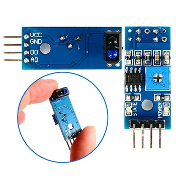 TCRT5000 infrared reflectance sensor Obstacle avoidance module tracing sensor tracing module
TCRT5000 infrared reflectance sensor Obstacle avoidance module tracing sensor tracing module