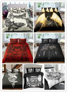 HD 3D Bedding Set Skull Printing Customized Duvet Cover Sets Twin Full Queen King Size 3PCS Bedding set
HD 3D Bedding Set Skull Printing Customized Duvet Cover Sets Twin Full Queen King Size 3PCS Bedding set