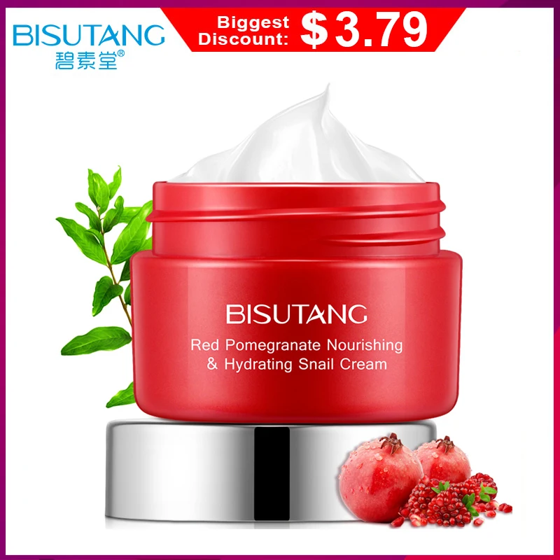 BISUTANG Moisturizing Whitening Oil Control Skin Care Mask for Face Red Pomegranate Nourishing & Hydrating Snail Face Cream
BISUTANG Moisturizing Whitening Oil Control Skin Care Mask for Face Red Pomegranate Nourishing & Hydrating Snail Face Cream