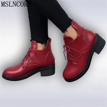 New Fashion Women's Lace Up Combat Punk Ankle Martin Boots Female Shoes Autumn Winter Hot Sell Women Snow Boots plus size 34-43
New Fashion Women's Lace Up Combat Punk Ankle Martin Boots Female Shoes Autumn Winter Hot Sell Women Snow Boots plus size 34-43