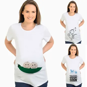 Maternity Cotton Shirt Women Short Sleeve Cute Cartoon Print Summer Tops Clothes Premama Trendy Tops For Pregnant Women S-3XL
Maternity Cotton Shirt Women Short Sleeve Cute Cartoon Print Summer Tops Clothes Premama Trendy Tops For Pregnant Women S-3XL
