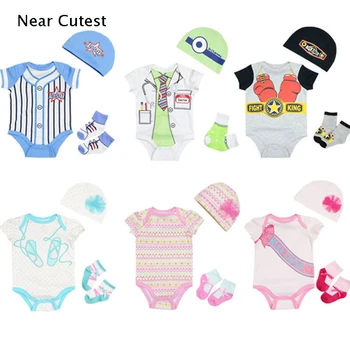 Near Cutest 3pcs/Set Baby Girl Clothing Set Shoert Sleeves Baby Wear Autumn Casual 100% Cotton Set Romper+Cap+Socks
Near Cutest 3pcs/Set Baby Girl Clothing Set Shoert Sleeves Baby Wear Autumn Casual 100% Cotton Set Romper+Cap+Socks