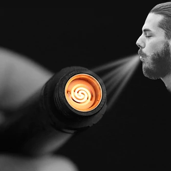 Sandal wood Fire Folding Lighter Smart Blow One Blow Silent Cigarette Lighter USB charge Windproof Flameless Electric Lighter 
Sandal wood Fire Folding Lighter Smart Blow One Blow Silent Cigarette Lighter USB charge Windproof Flameless Electric Lighter