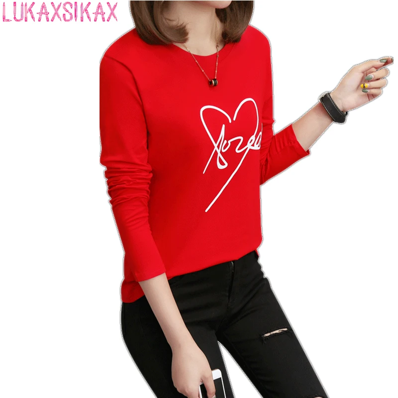 New Arrival 2019 Spring Women Long Sleeve T-shirt Casual Comfortable Cotton T-shirt Korean Cute Graphic Print T shirt Women
New Arrival 2019 Spring Women Long Sleeve T-shirt Casual Comfortable Cotton T-shirt Korean Cute Graphic Print T shirt Women