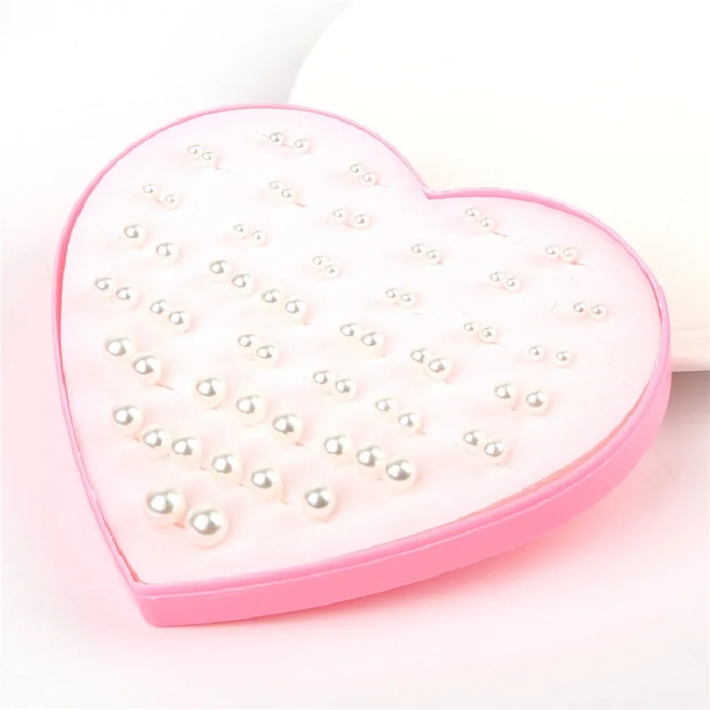 New Design 36pairs white color imitate pearl earring stud sets girl earring set for kids child with heart box
New Design 36pairs white color imitate pearl earring stud sets girl earring set for kids child with heart box