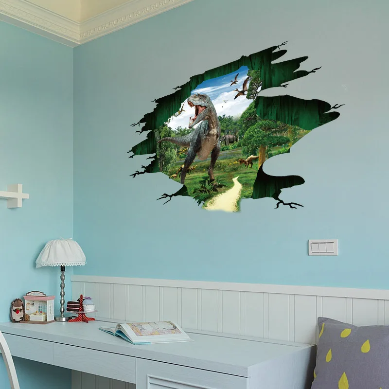 Hot Sale Creative 3D PVC Wall Stickers Children's Room Decor Wall Stickers Boys Bedroom DIY Dinosaur Decal
Hot Sale Creative 3D PVC Wall Stickers Children's Room Decor Wall Stickers Boys Bedroom DIY Dinosaur Decal