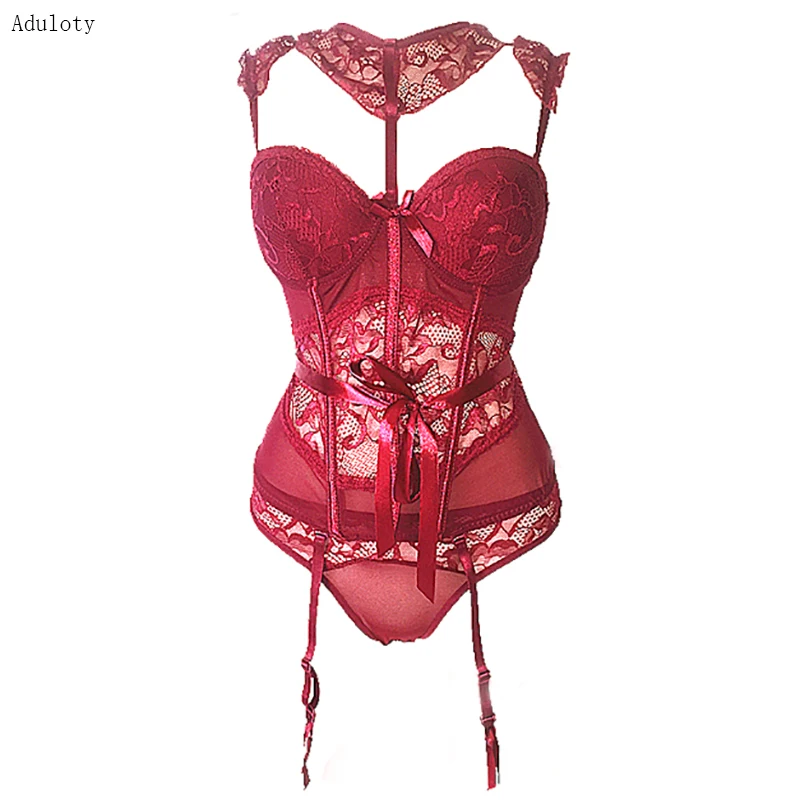 Sexy lace bodice glamorous transparent temptation underwear high stretch flower ladies underwear push up breathable corset
Sexy lace bodice glamorous transparent temptation underwear high stretch flower ladies underwear push up breathable corset