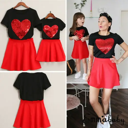 HIRIGIN Cute Family Dress Mother and Daughter Matching Mom Kids Girls Outfits Clothes Dresses
HIRIGIN Cute Family Dress Mother and Daughter Matching Mom Kids Girls Outfits Clothes Dresses