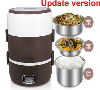 3 layer Stainless Steel Bento Electric for Food Warmer roce Box Meal Box Lunchbox 2L
3 layer Stainless Steel Bento Electric for Food Warmer roce Box Meal Box Lunchbox 2L