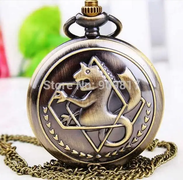 Wholesale Antique bronze New tone Fullmetal Alchemist Pocket Watches Edward Elric Anime Men's Gift children 10pcs/lot
Wholesale Antique bronze New tone Fullmetal Alchemist Pocket Watches Edward Elric Anime Men's Gift children 10pcs/lot