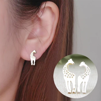 Shuangshuo 2017 Fashion Cute Giraffe Earrings for Women Simple Animal Stud Earrings Wedding Earrings for Girls brincos
Shuangshuo 2017 Fashion Cute Giraffe Earrings for Women Simple Animal Stud Earrings Wedding Earrings for Girls brincos