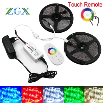 SMD 5050 RGB LED Strip light Touch remote controller 30led/m Flexible IP 65 Waterproof neon lamp ribbon tape DC 12V adapter set
SMD 5050 RGB LED Strip light Touch remote controller 30led/m Flexible IP 65 Waterproof neon lamp ribbon tape DC 12V adapter set