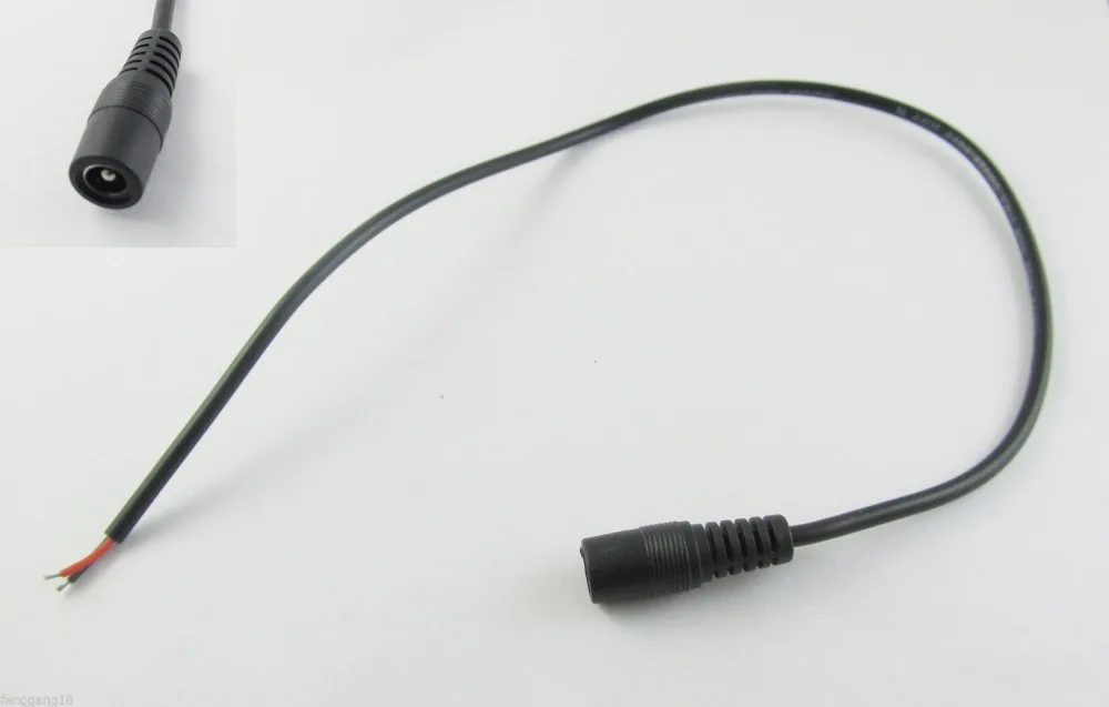 10pcs CCTV DC Power Plug Jack Connector 5.5 x2.1mm Female with Cord Cable Pigtail Wire 40cm
10pcs CCTV DC Power Plug Jack Connector 5.5 x2.1mm Female with Cord Cable Pigtail Wire 40cm