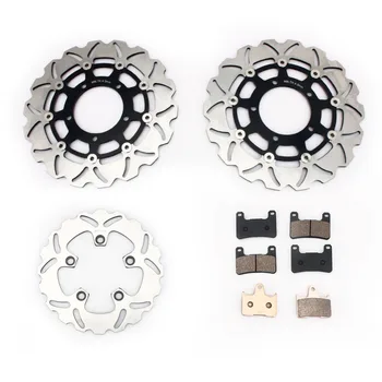 BIKINGBOY For Suzuki GSXR 1000 GSX-R 1000 2005 2006 05 06 K5 K6 Wavy Full Set Front Rear Brake Discs Disks Pads
BIKINGBOY For Suzuki GSXR 1000 GSX-R 1000 2005 2006 05 06 K5 K6 Wavy Full Set Front Rear Brake Discs Disks Pads