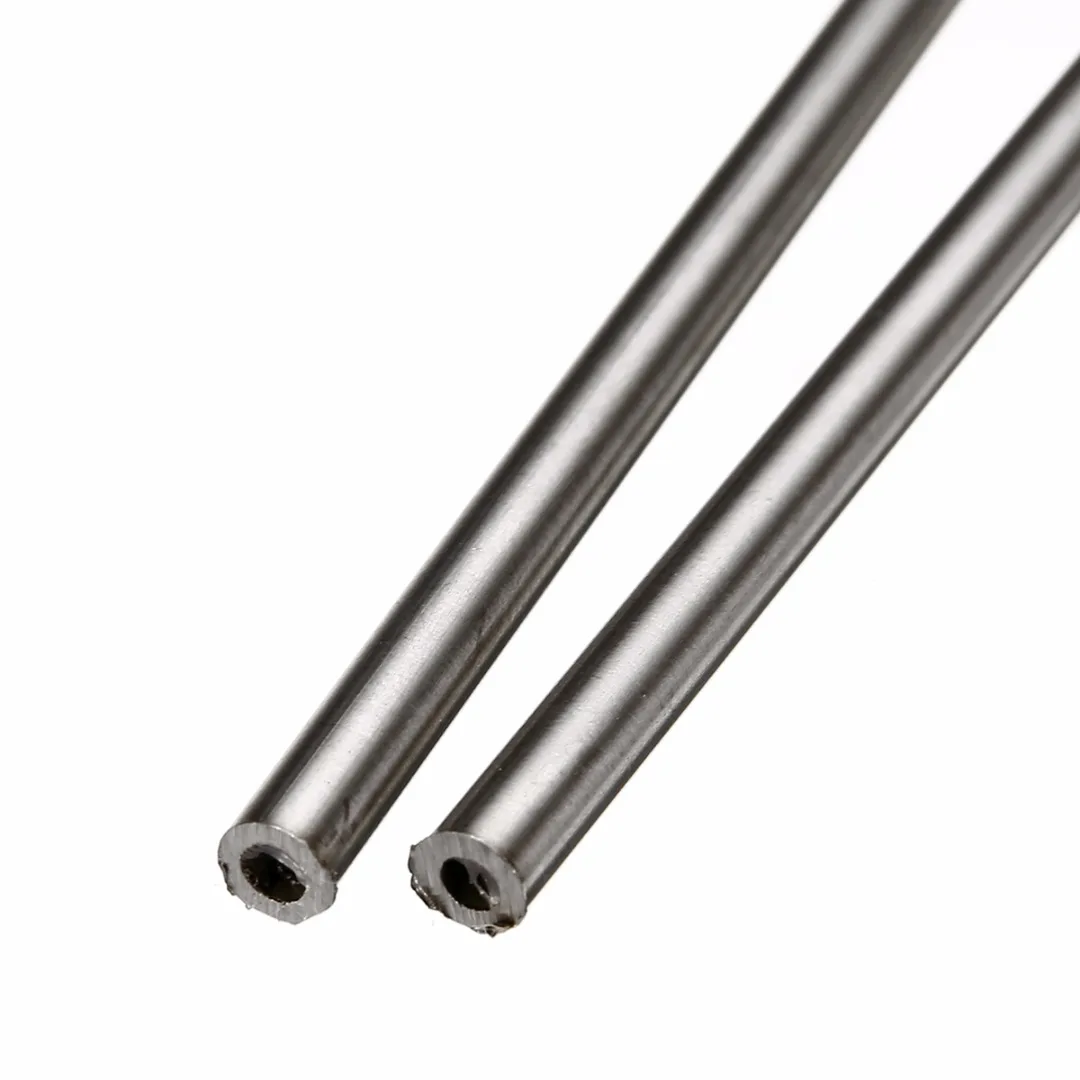 Length 250mm Metal ToolOD PR 304 Stainless Steel Capillary Tube OD 4mm x 3mm ID 