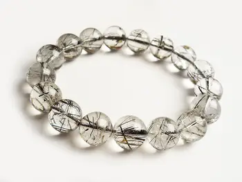 Free Shipping Natural Black Rutilated Quartz Crystal Round Beads Bracelet AAA 13mm
Free Shipping Natural Black Rutilated Quartz Crystal Round Beads Bracelet AAA 13mm
