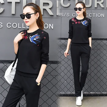 new women's wear long-sleeved pullover hoodies pants casual suit fleece outfit pocket 2 pcs clothes lady cheap sale size M-3XL
new women's wear long-sleeved pullover hoodies pants casual suit fleece outfit pocket 2 pcs clothes lady cheap sale size M-3XL