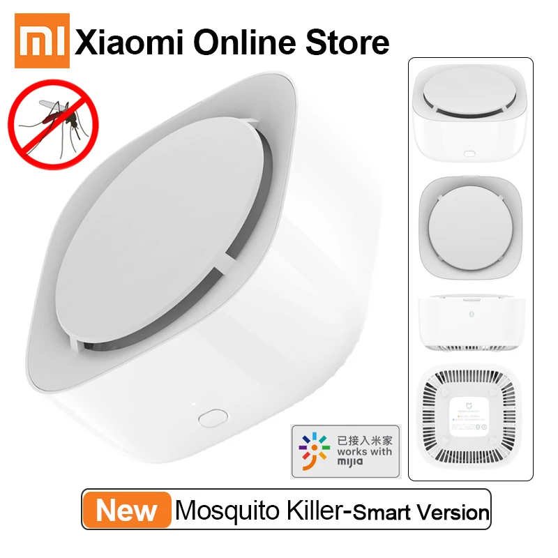 Xiaomi Mijia Mosquito Repellent Killer Smart Version Phone timer switch 24dB Ultra silent tasteless Work with mijia mi home APP
Xiaomi Mijia Mosquito Repellent Killer Smart Version Phone timer switch 24dB Ultra silent tasteless Work with mijia mi home APP