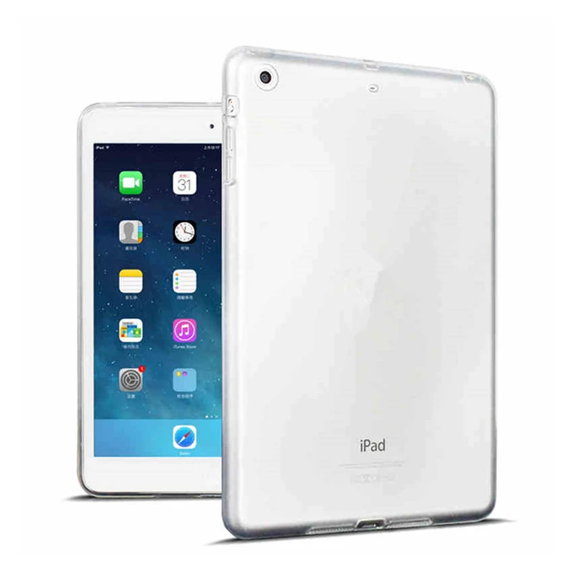 Силиконовый чехол для IPad 9 7 2017 2018 прозрачная тонкая накладка iPad Air 2 1 Pro 10 5 Mini 3