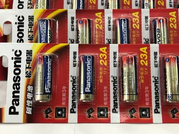 

110pcs/lot New 100% Genuine Panasonic LRV08L-1B5C 12V A23 23A Alkaline Battery Alarm Batteries 3-year shelf life