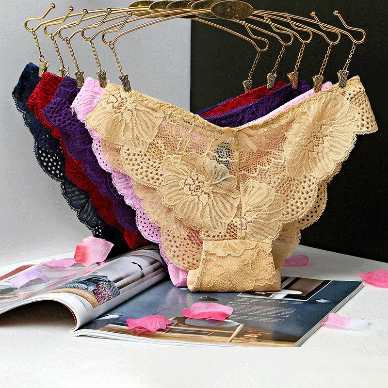 3pc/lot Sexy Lace Panties For Women Transparent Briefs Seamless Lingerie Low-Waist Underwear Pants Hip Up Female Underpants
3pc/lot Sexy Lace Panties For Women Transparent Briefs Seamless Lingerie Low-Waist Underwear Pants Hip Up Female Underpants