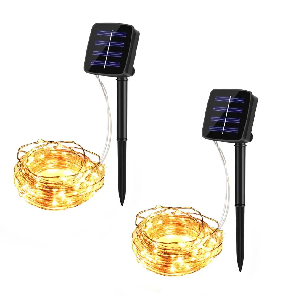 Starry LED String Lights 10M 100LEDs Copper Wire Solar Powered String Light for Party Bottle Trees Garland Decoration Warm White
Starry LED String Lights 10M 100LEDs Copper Wire Solar Powered String Light for Party Bottle Trees Garland Decoration Warm White