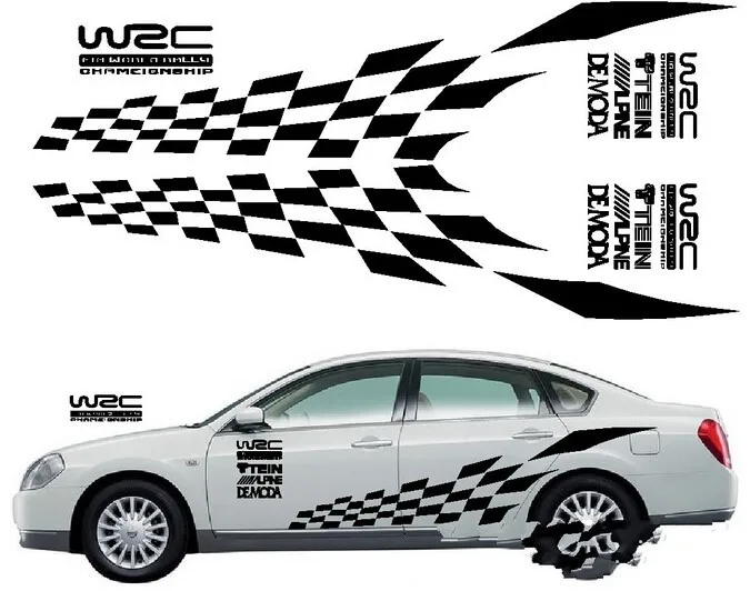 The Latest WRC Full Car Stickers Car Body+Hood Personalized Car Checkered Flag Decal Stickers
The Latest WRC Full Car Stickers Car Body+Hood Personalized Car Checkered Flag Decal Stickers