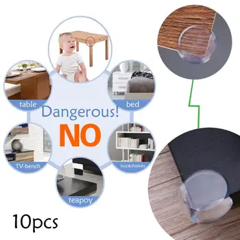 10Pcs/set Child Baby Safety Silicone Protector Table Corner Edge Protection Cover Children Anticollision Edge & Guards
10Pcs/set Child Baby Safety Silicone Protector Table Corner Edge Protection Cover Children Anticollision Edge & Guards
